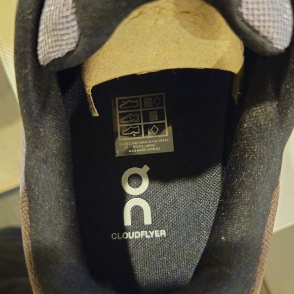 On Running Cloudflyer 4 Shark/Pearl Sneakers 71-98092 Women's Sneakers - Picture 7 of 8